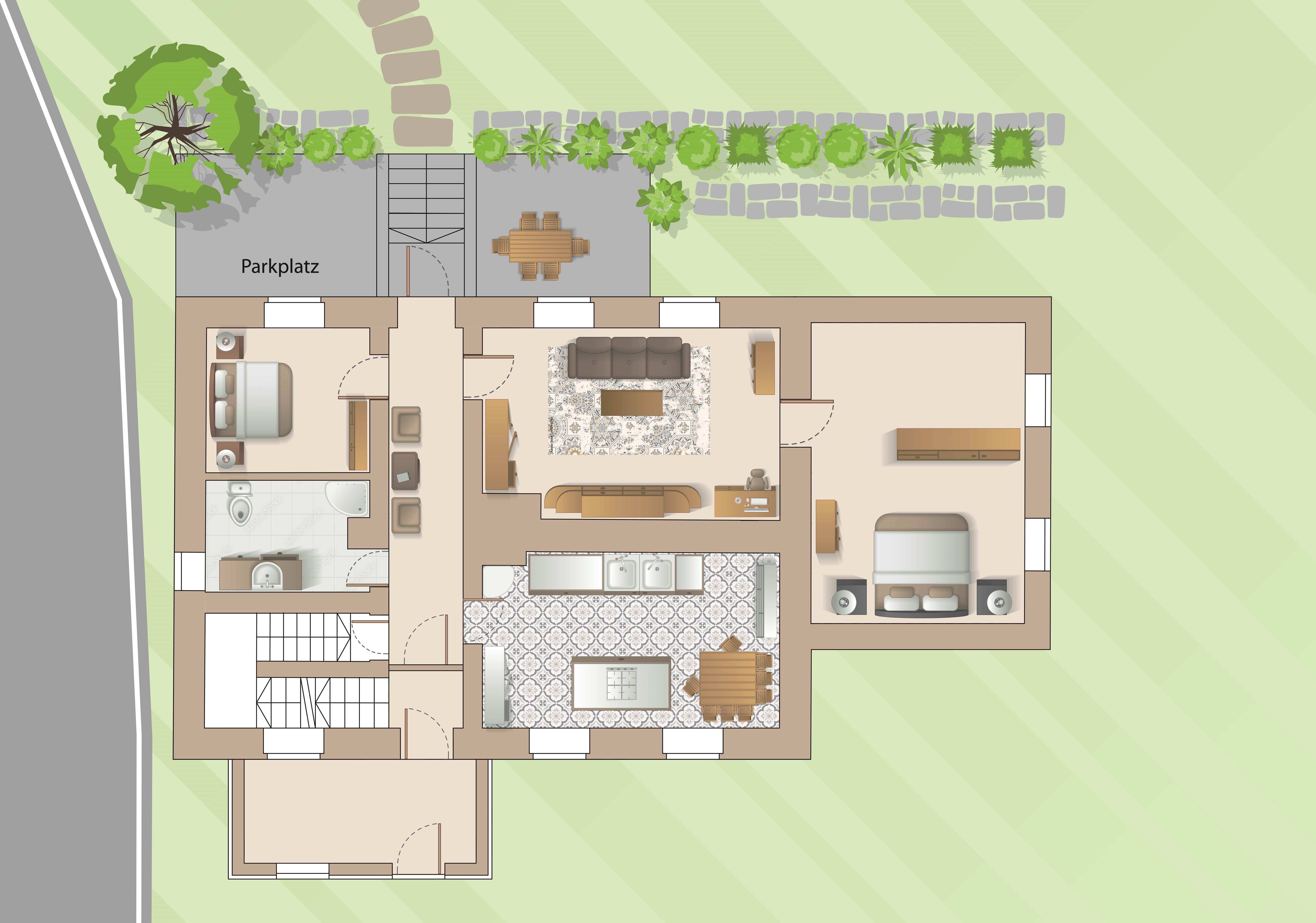 Grundriss Apartment