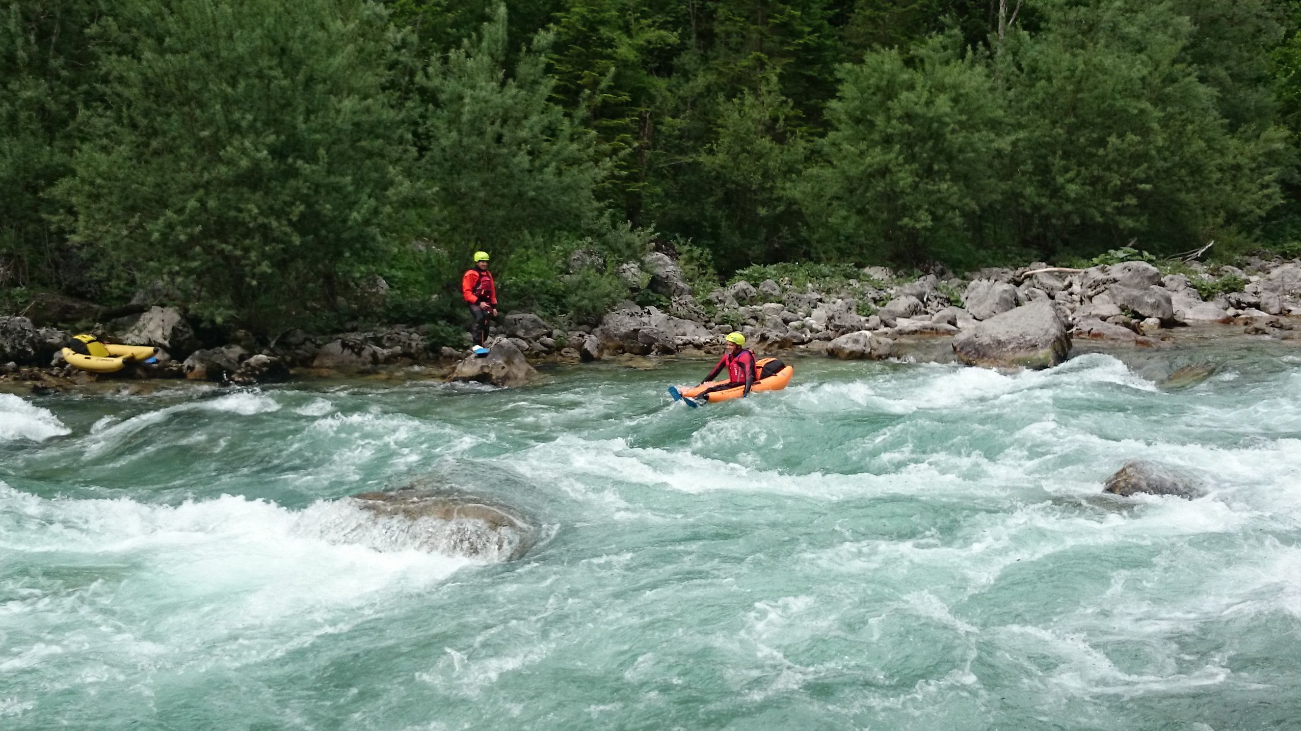 Riverbug-Action auf der Salza