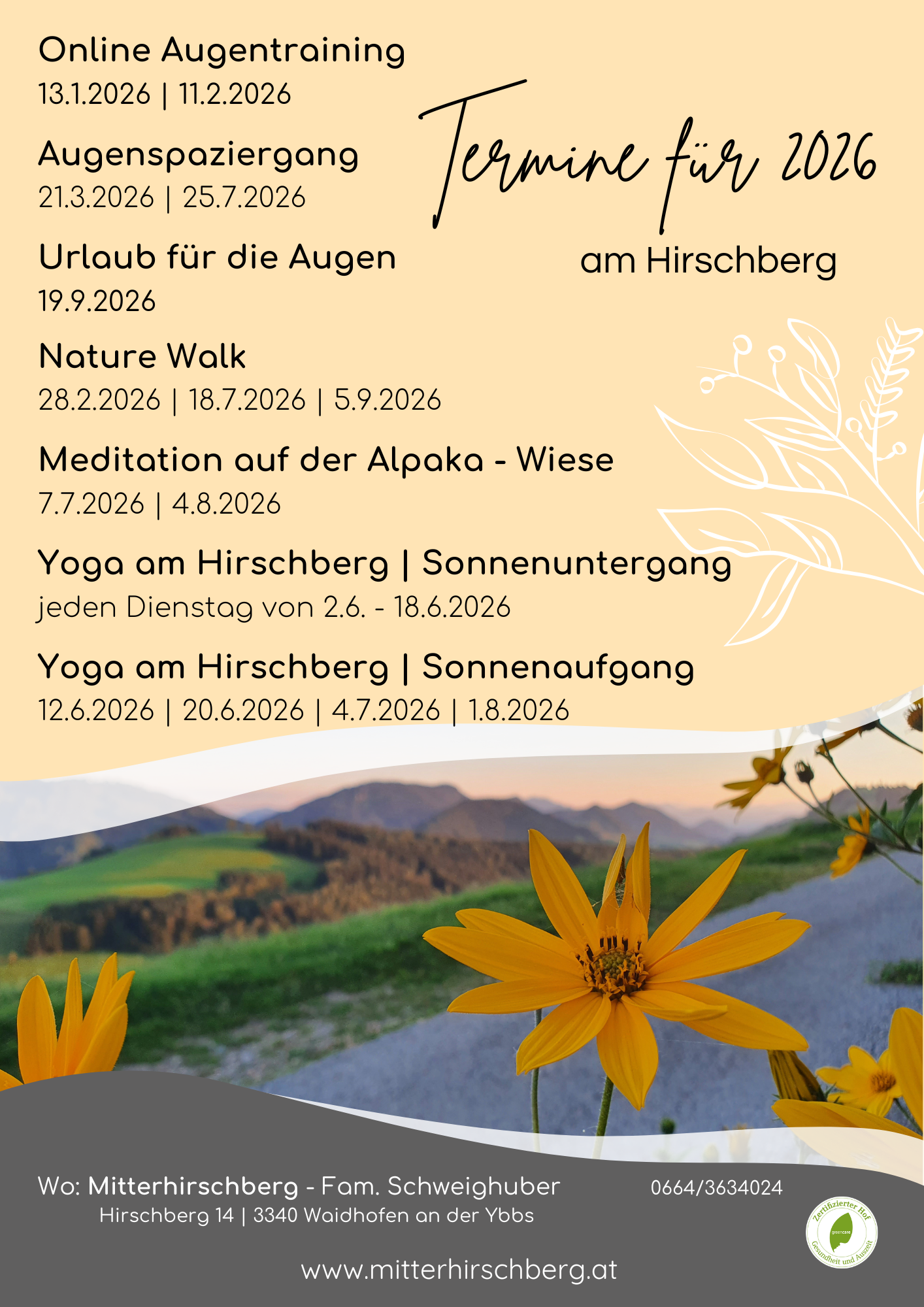 Übersicht 2026
