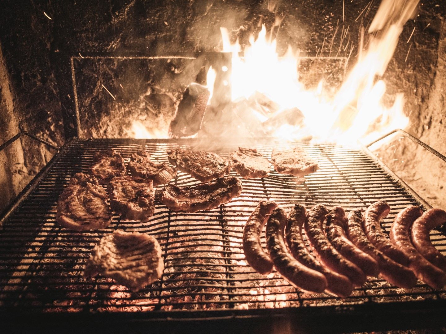 Indoor grillem am Moarhof