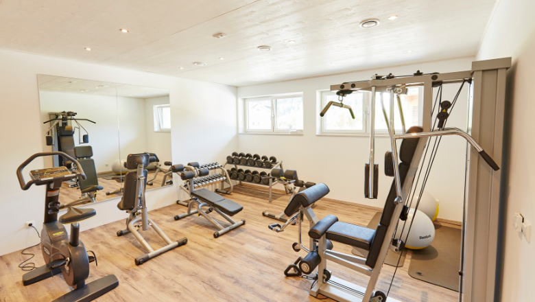 Landhotel Zellerhof Lunz am See - Fitnessraum im Apartmenthaus Bergsee