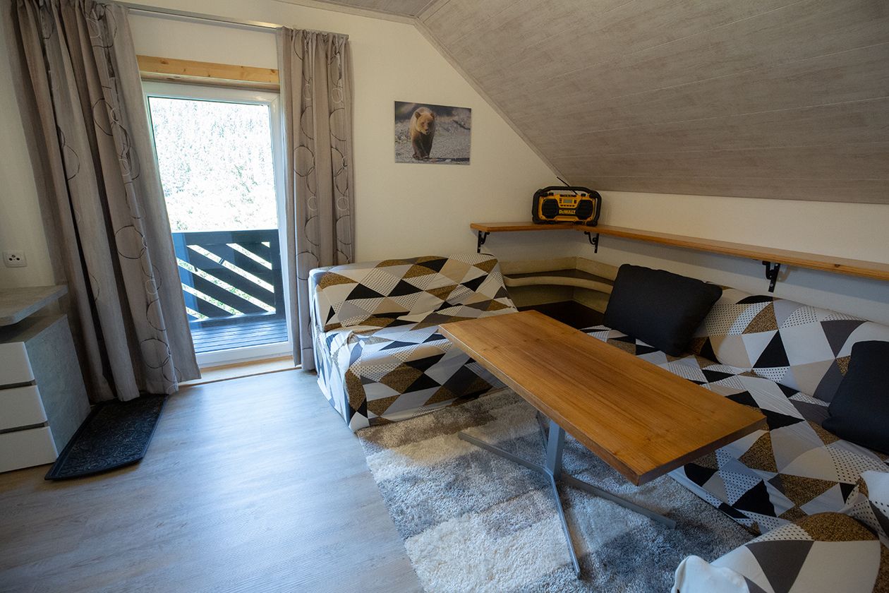 Schlafzimmer mit Balkon