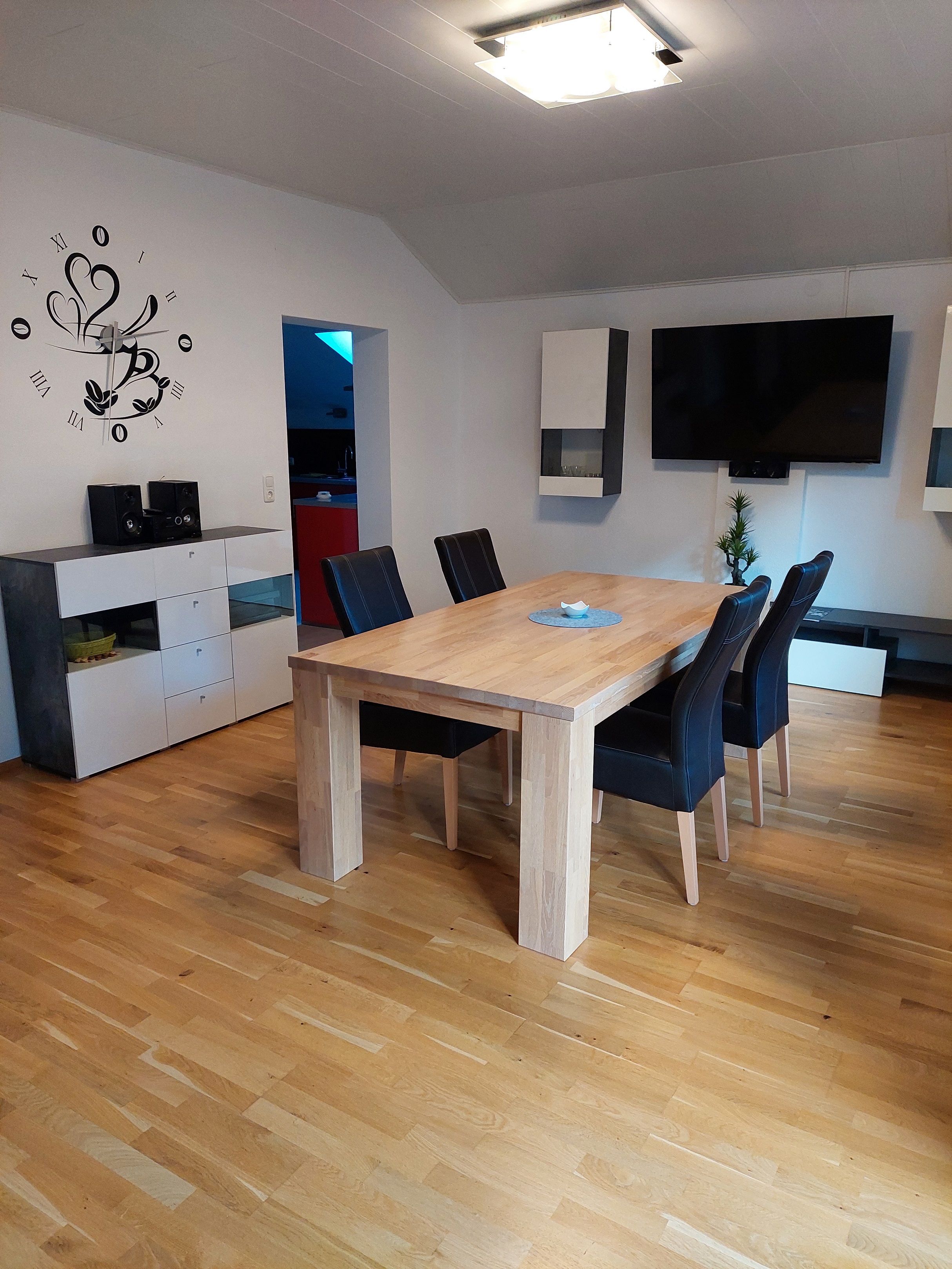 Essbereich Ferienwohnung Panoramablick