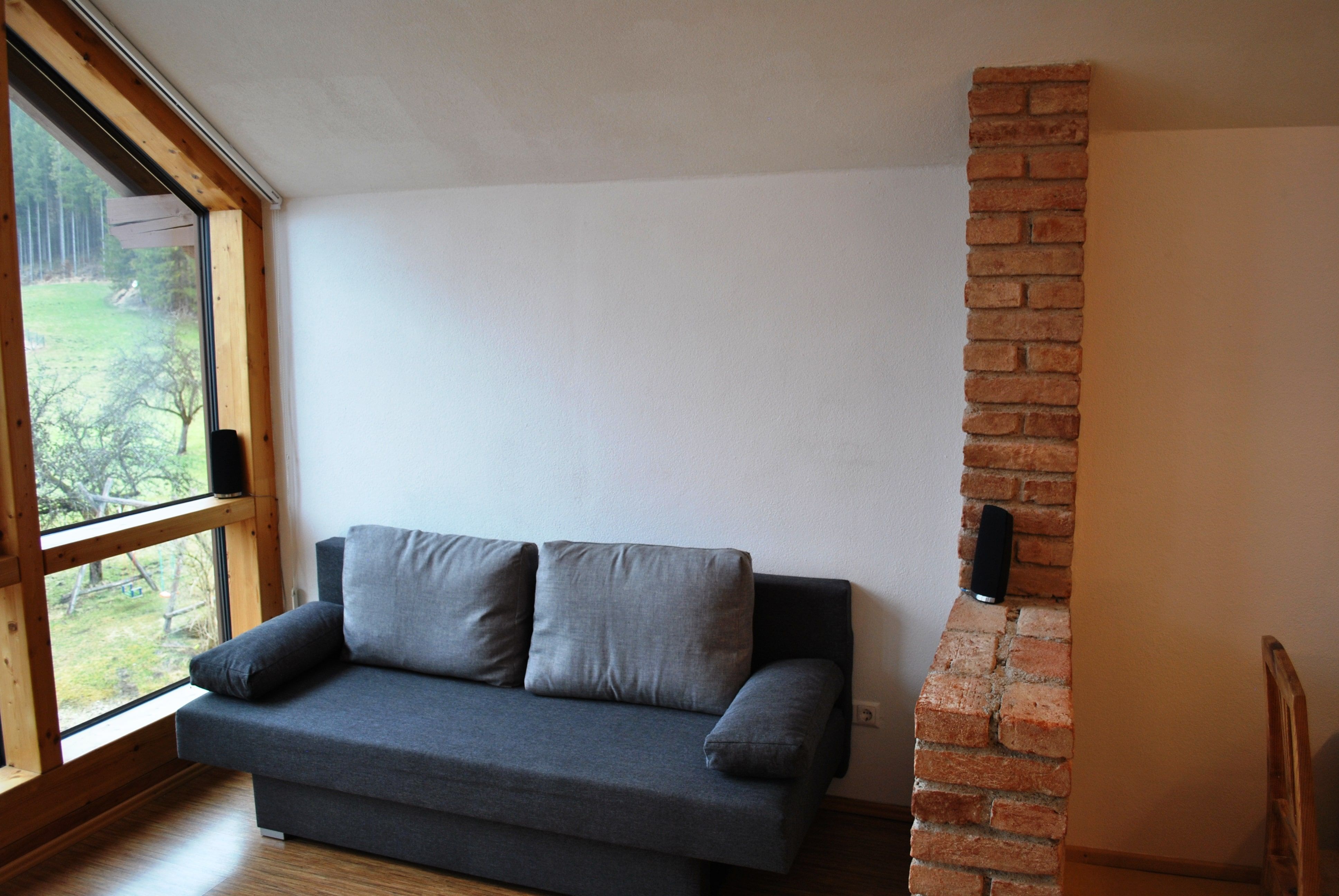 Sofa in der Wohnküche