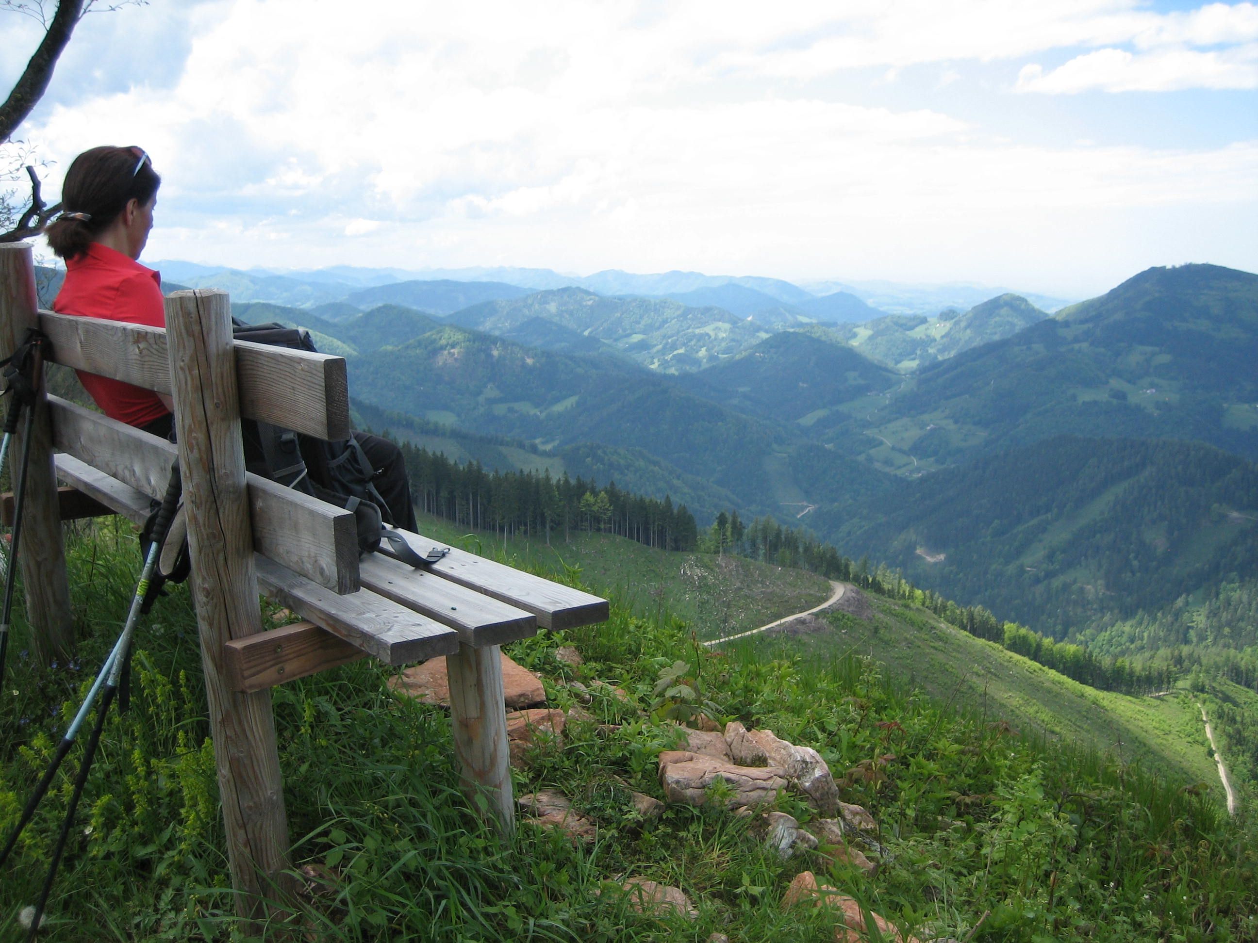 Bankerl mit herrlichem Ausblick