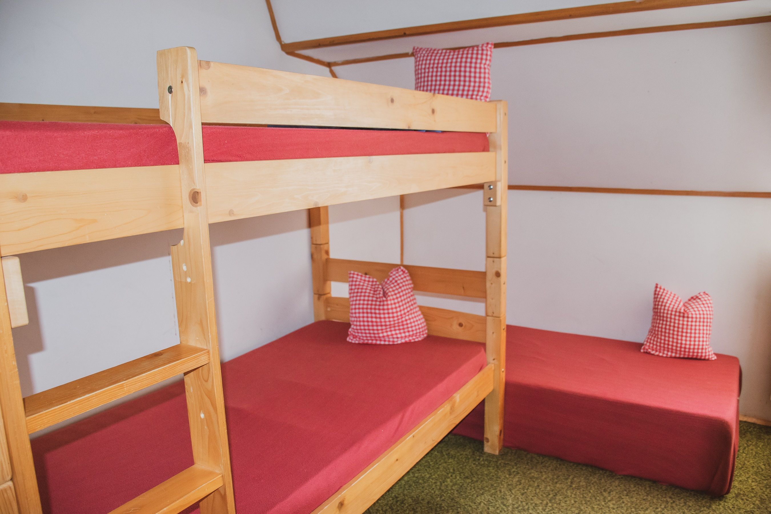 Dreibettzimmer im Schutzhaus