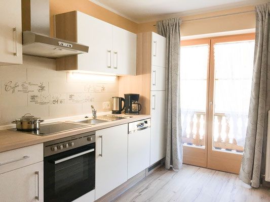 Küche der Ferienwohnung Lange