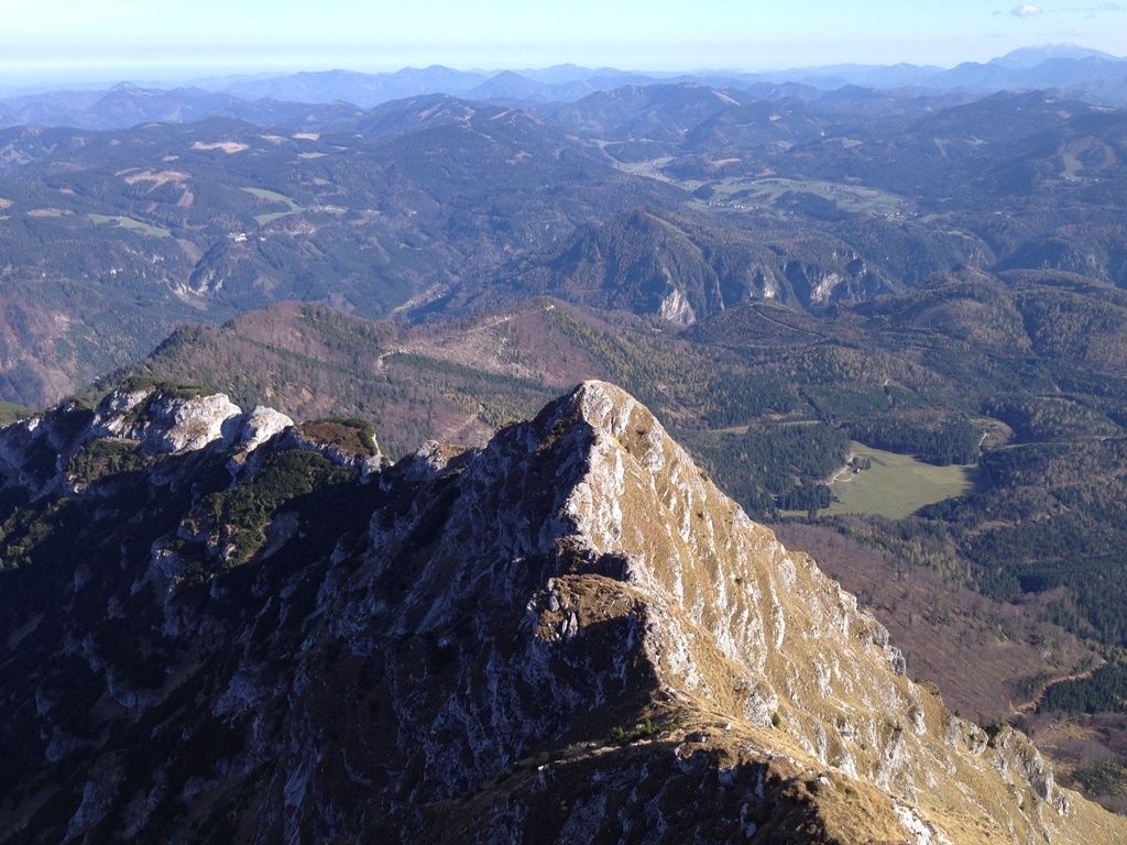 Blick zurück auf den Rauhen Kamm