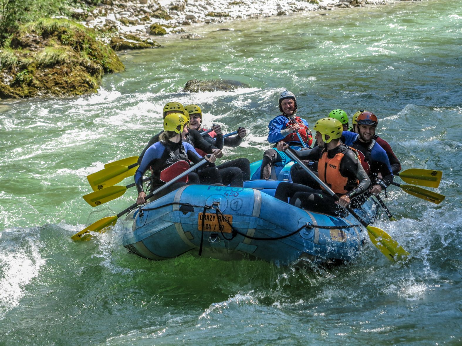 Rafting auf der Salza