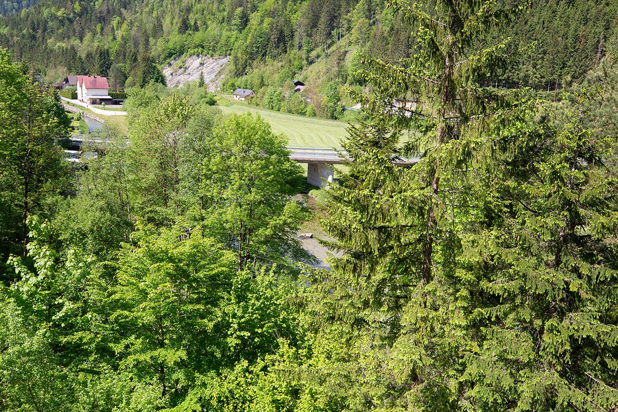 Aussicht vom Balkon