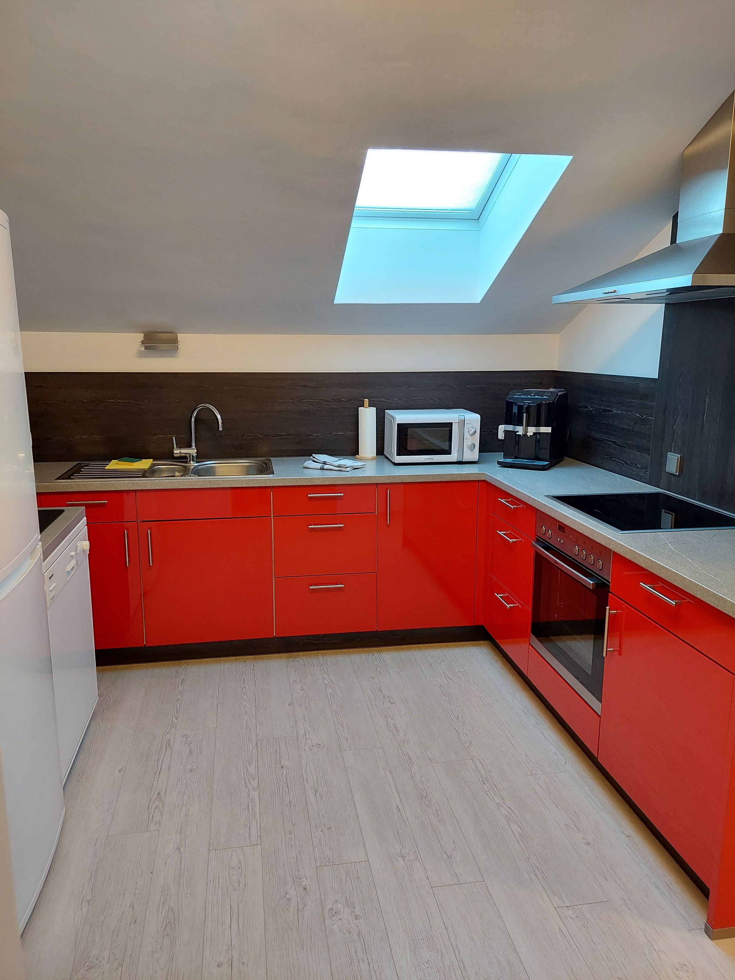 Küche Ferienwohnung Panoramablick