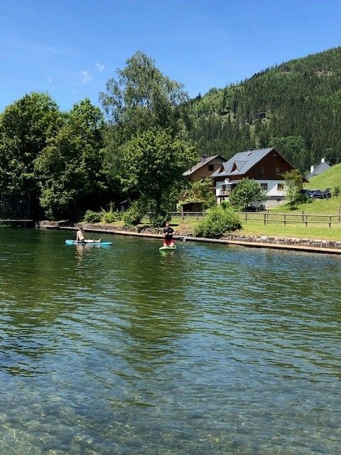 Stand Up Paddeling am Seebach