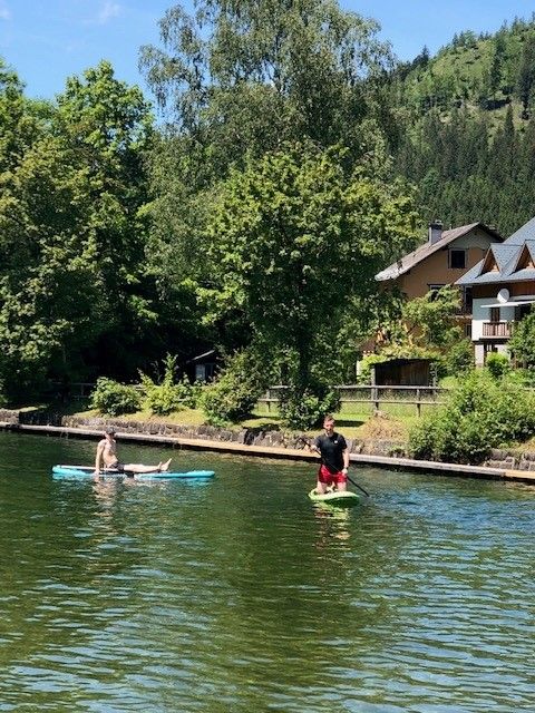 Stand Up Paddeling am Seebach
