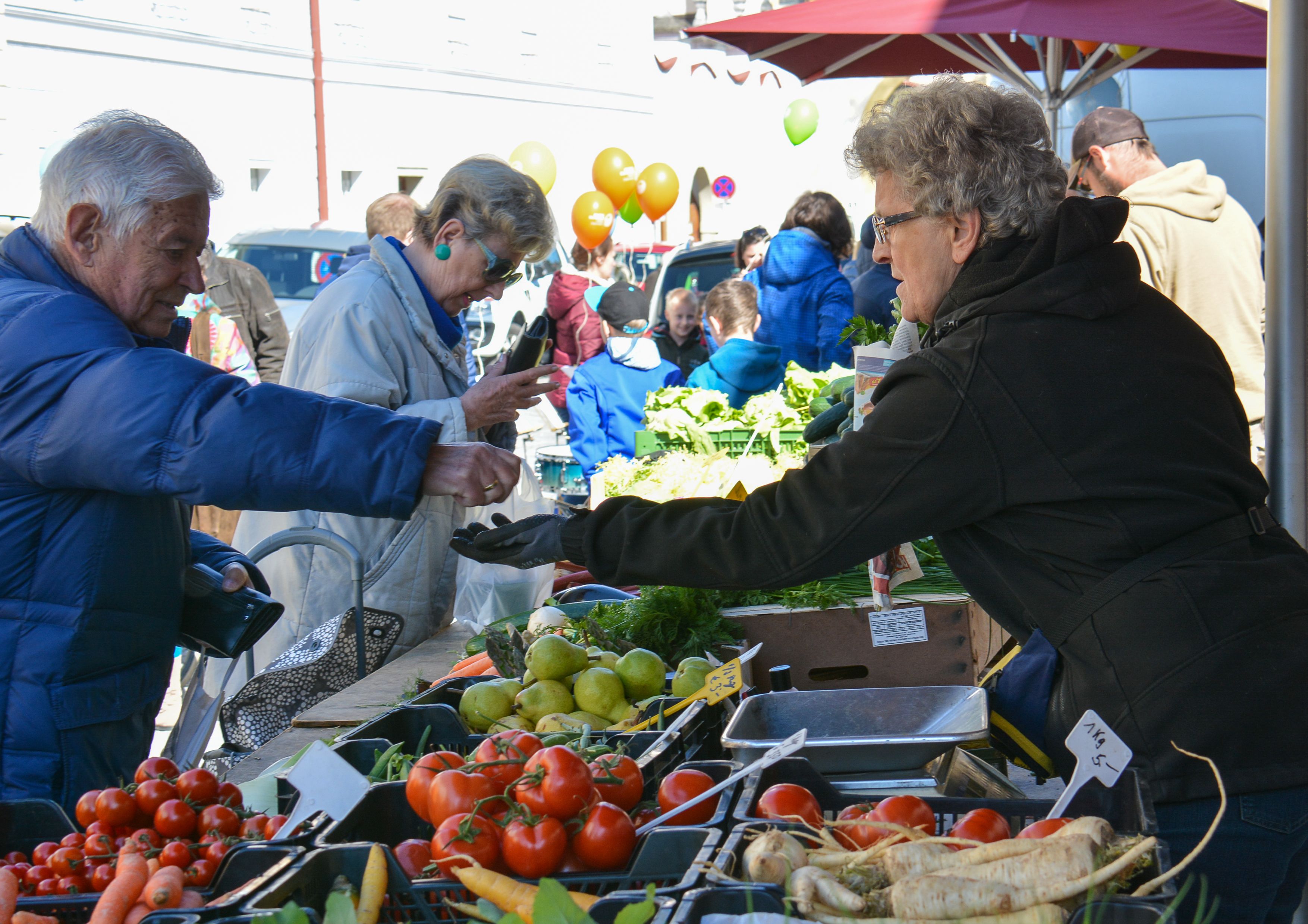 Wochenmarkt in Waidhofen an der Ybbs
