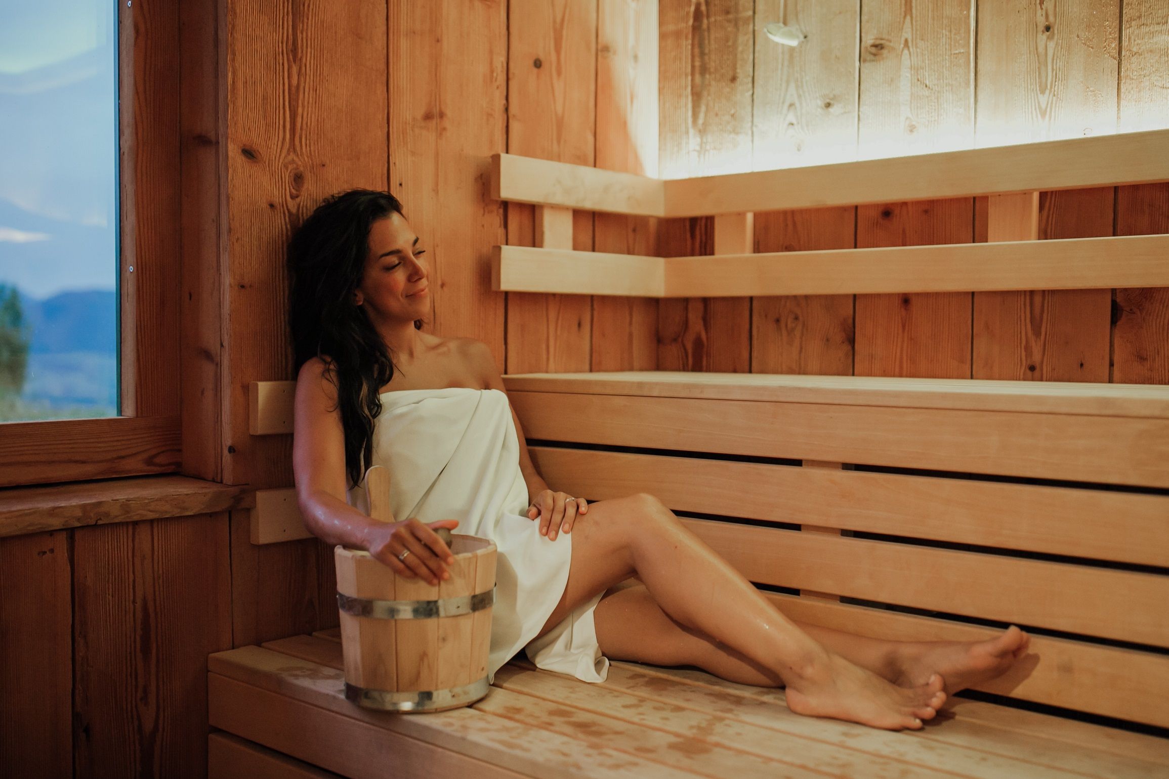 Wellnessbereich Biohof Ebenbauer