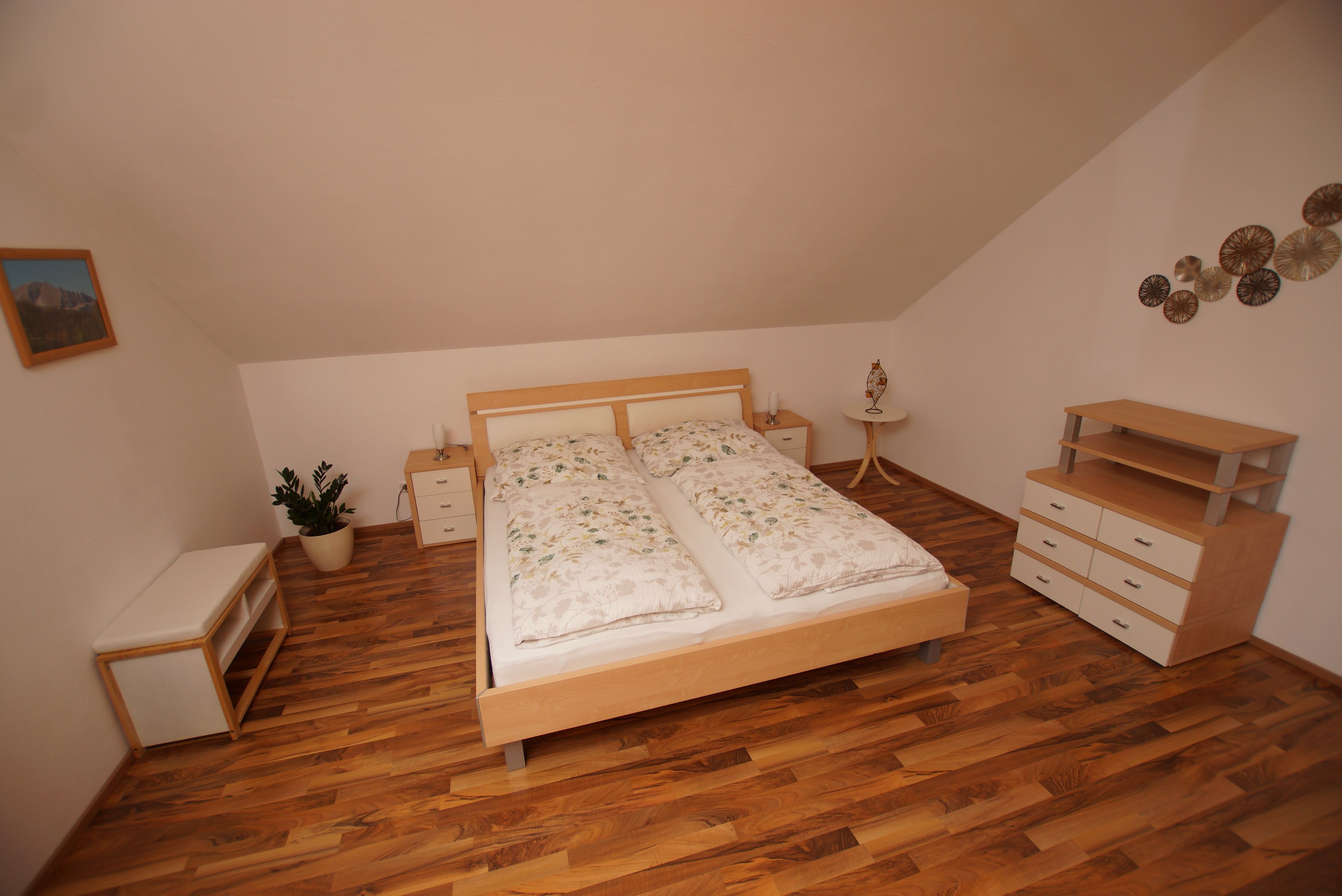 Schlafzimmer 1 in der Ferienwohnung Steiner