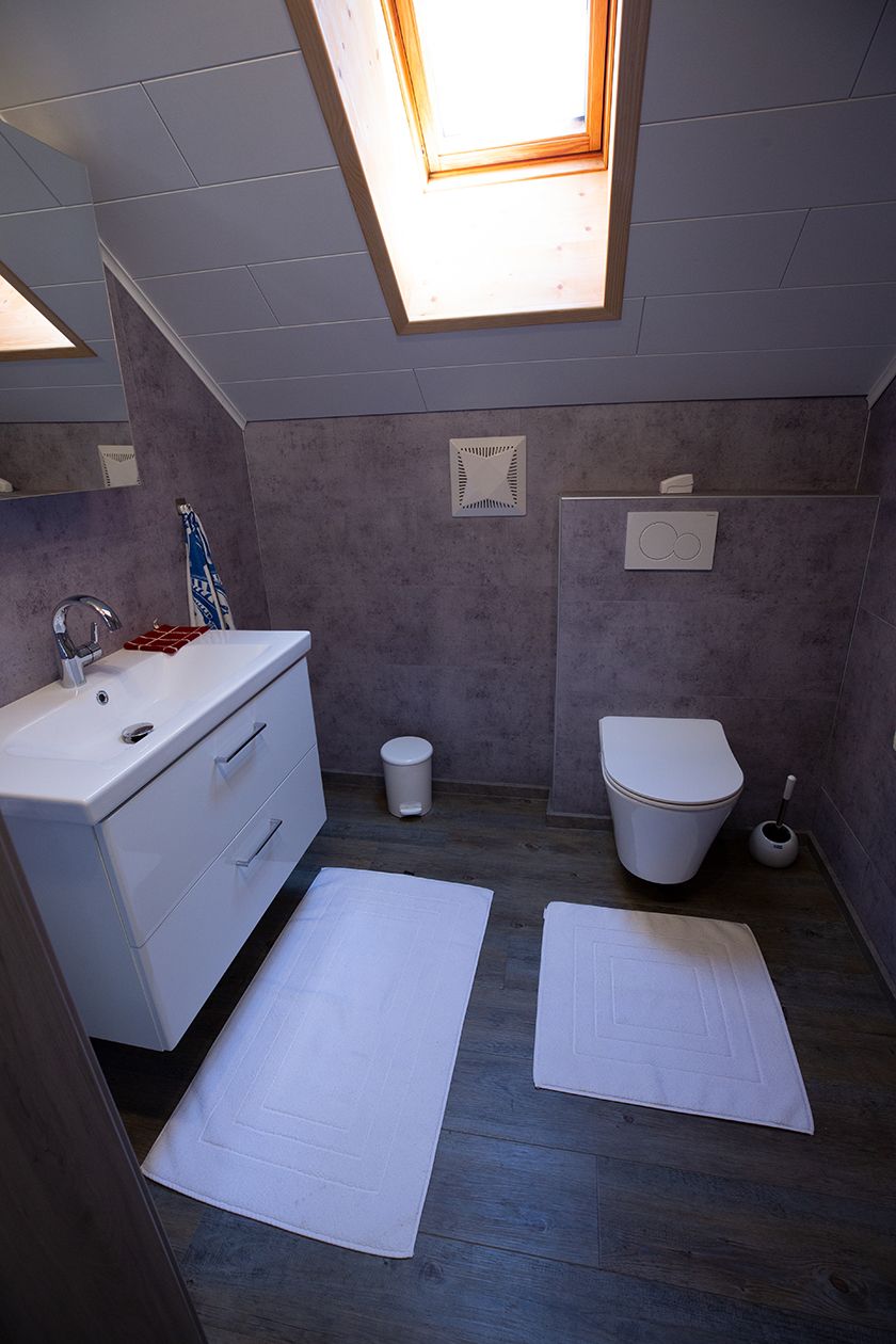WC im ersten Stock