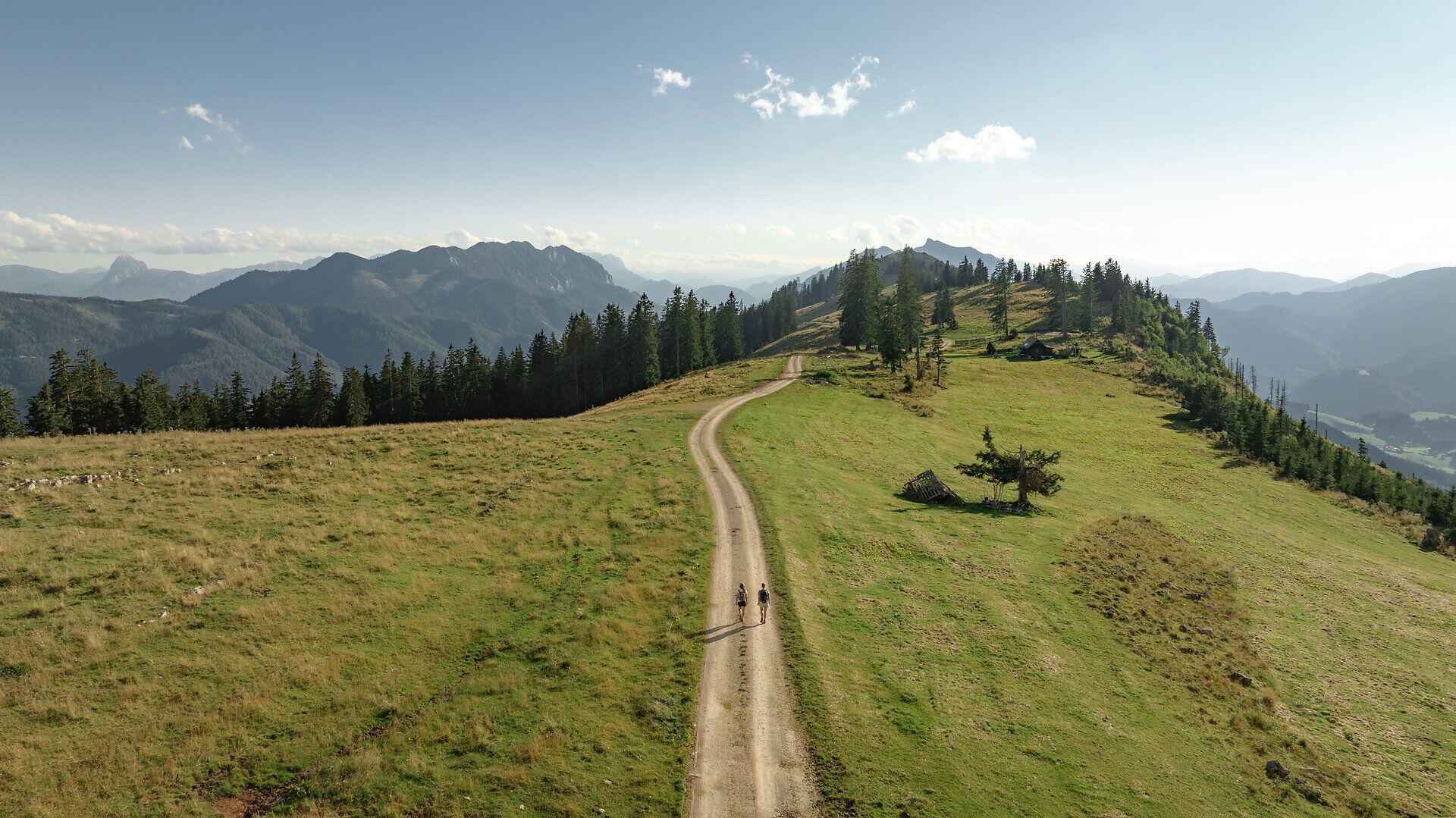 Die sanften Hügel der Ybbstaler Alpen laden zu unvergesslichen Wanderungen ein. Auf dem schmalen Weg, umgeben von saftigem Grün und majestätischen Bergen, spürt man die Ruhe und Schönheit der Natur. Hier, wo die frische Bergluft die Sinne belebt, wird jeder Schritt zum Erlebnis.
