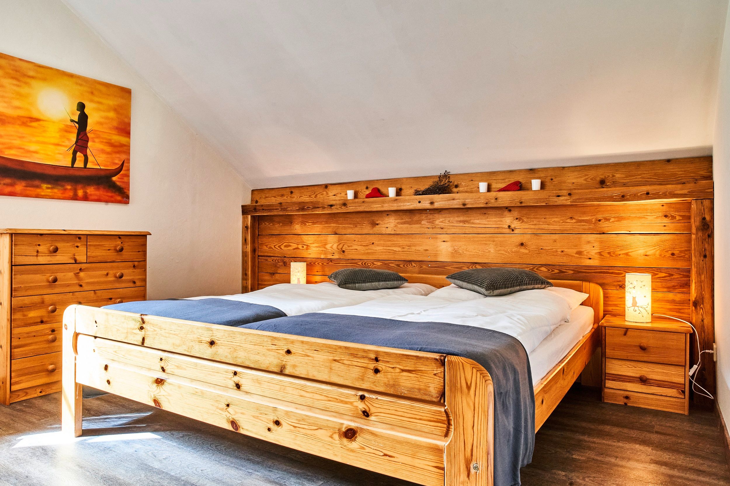Apartment Fuchswald, erstes Schlafzimmer 