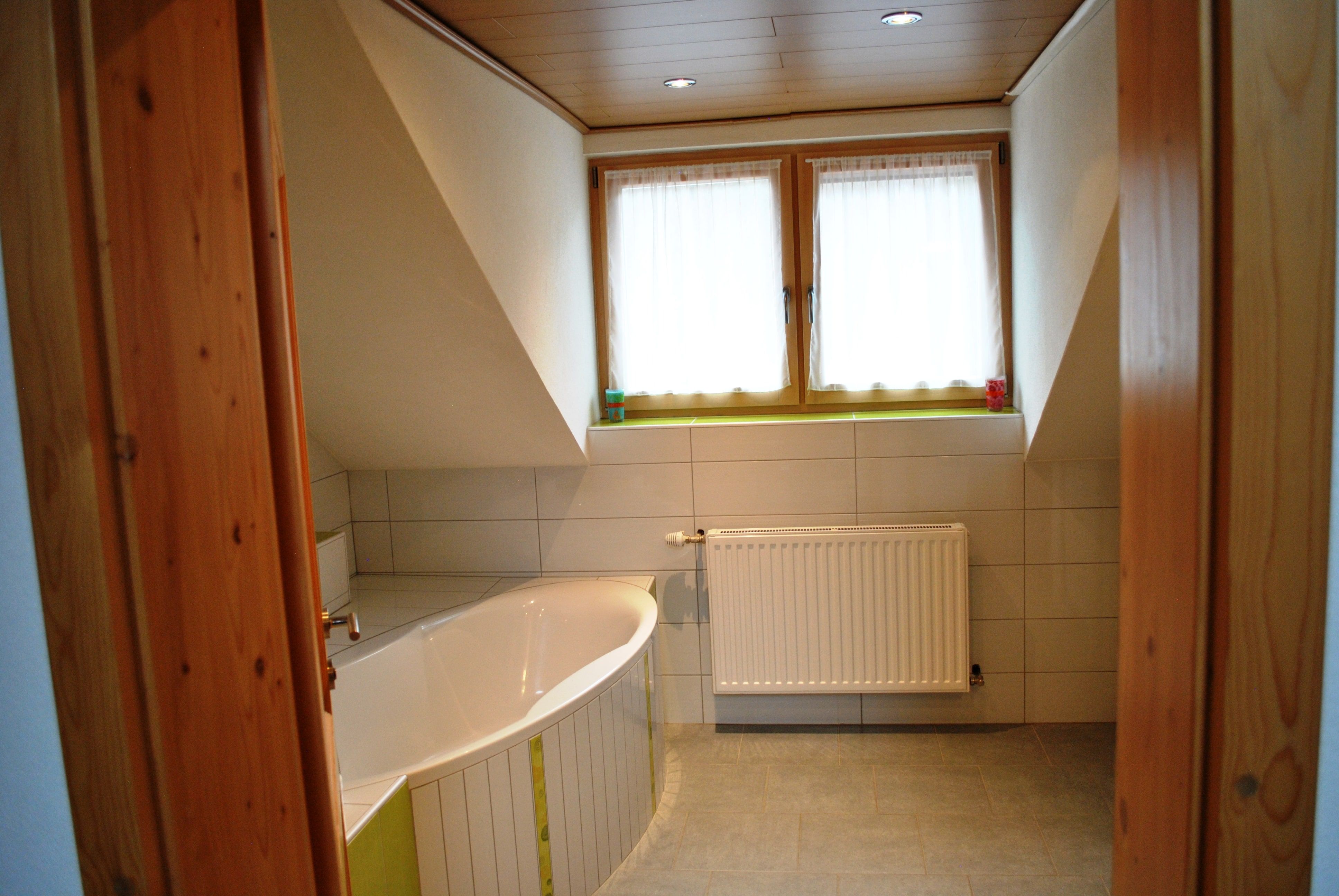 Badezimmer der Ferienwohnung Leitner