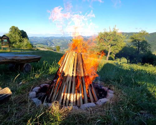 gemütliches Lagerfeuer
