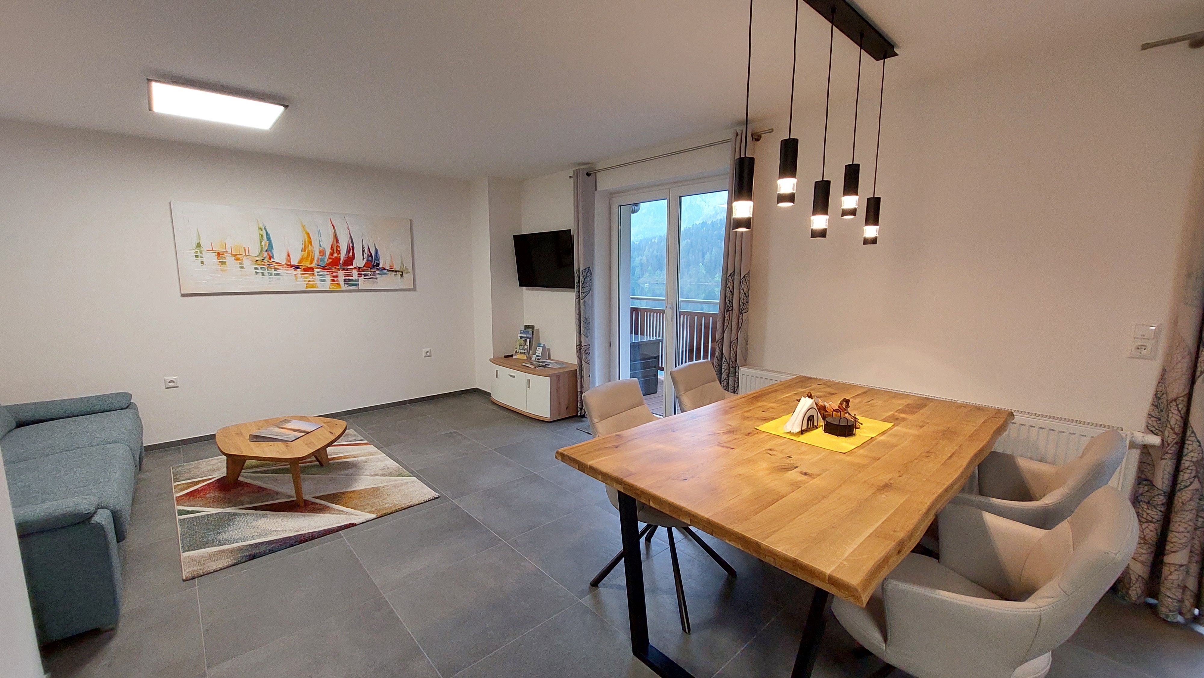 wohnzimmer-ferienwohnung-seeblick