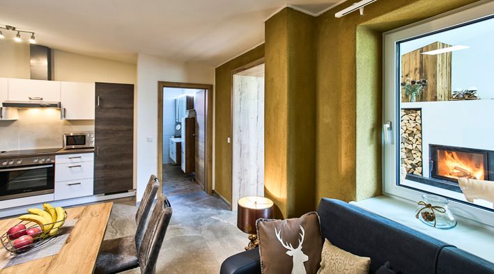 Ferienwohnung Kaminfeuer