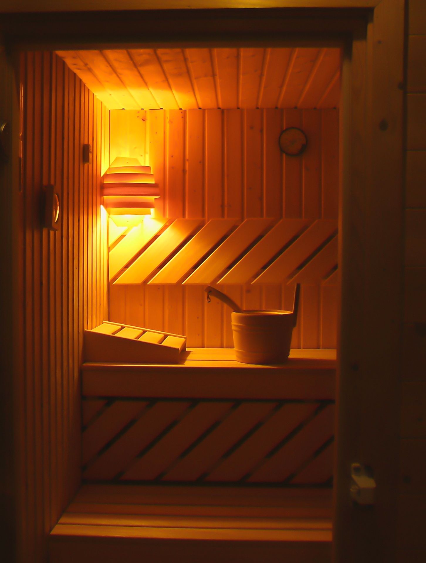 Optionale Sauna
