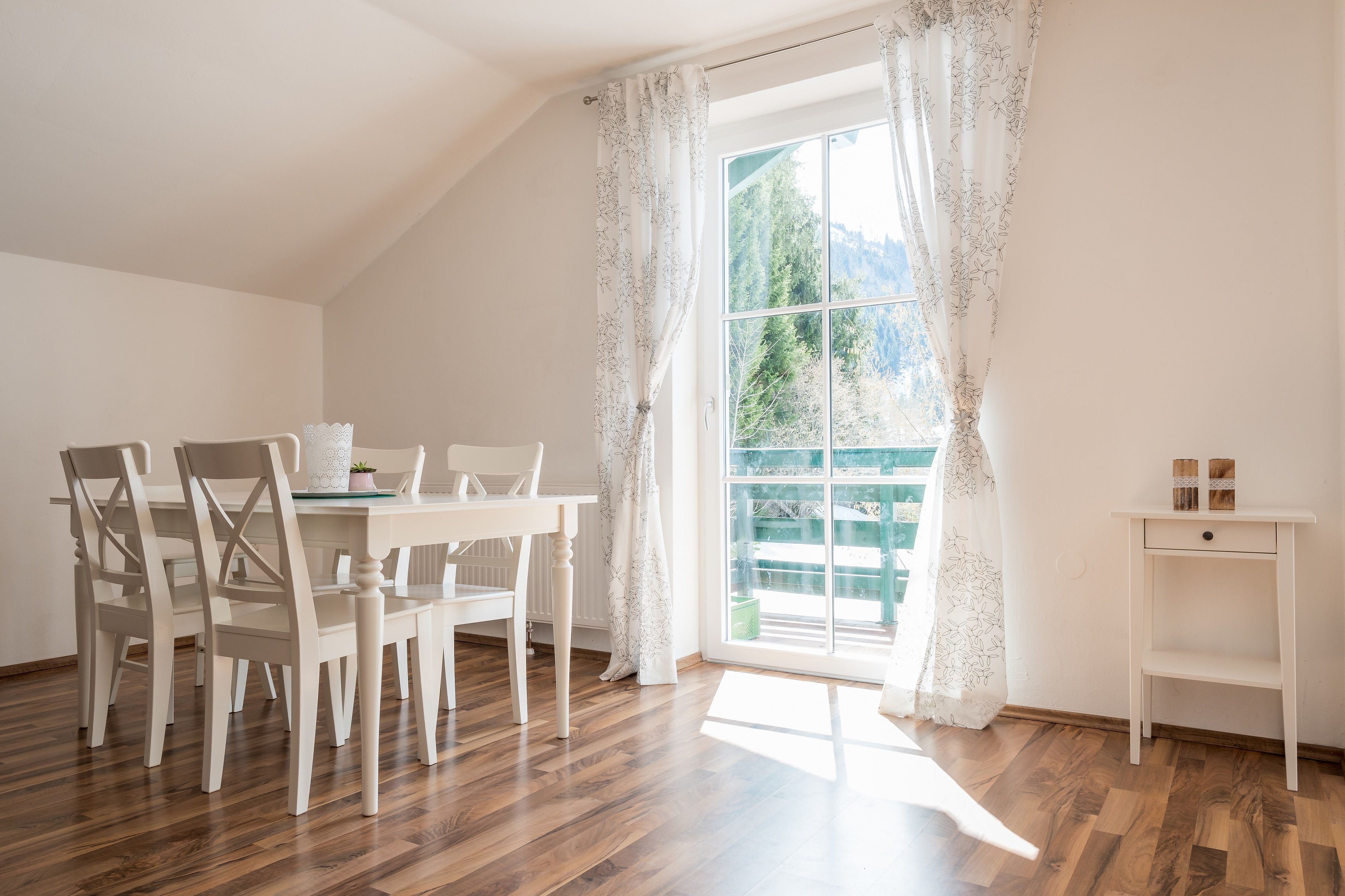 Esszimmer des Ferienhauses Weitental