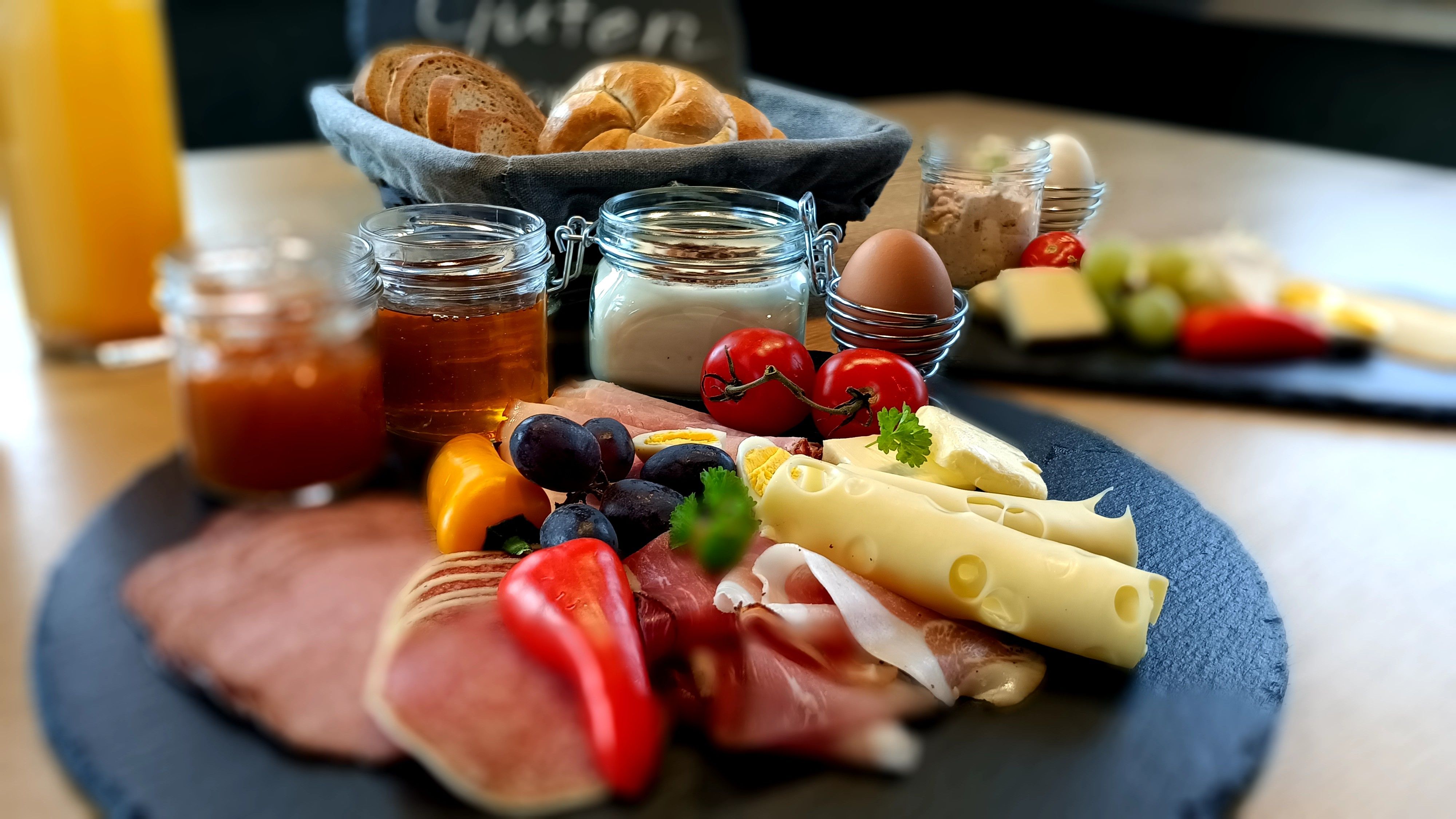 Frühstück im Ferienhaus