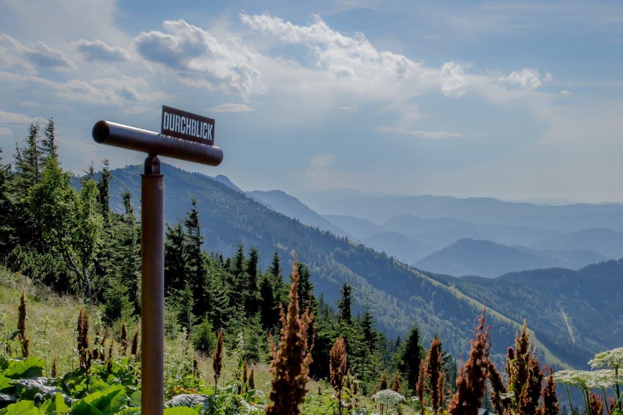 Durchblick durchs Panoramafernrohr