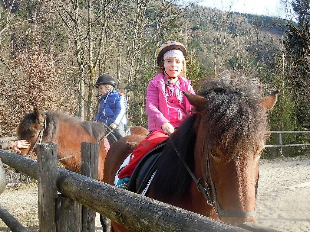 Reiten beim Nachbarn