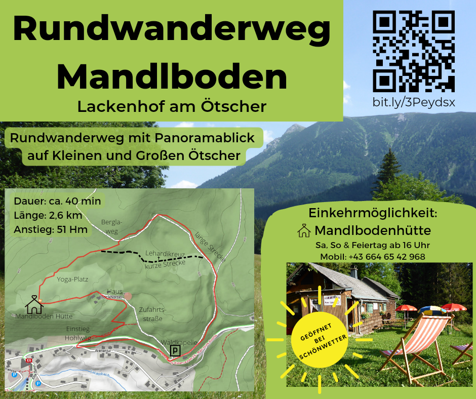 Beschreibung Rundwanderweg Mandlbodenhütte