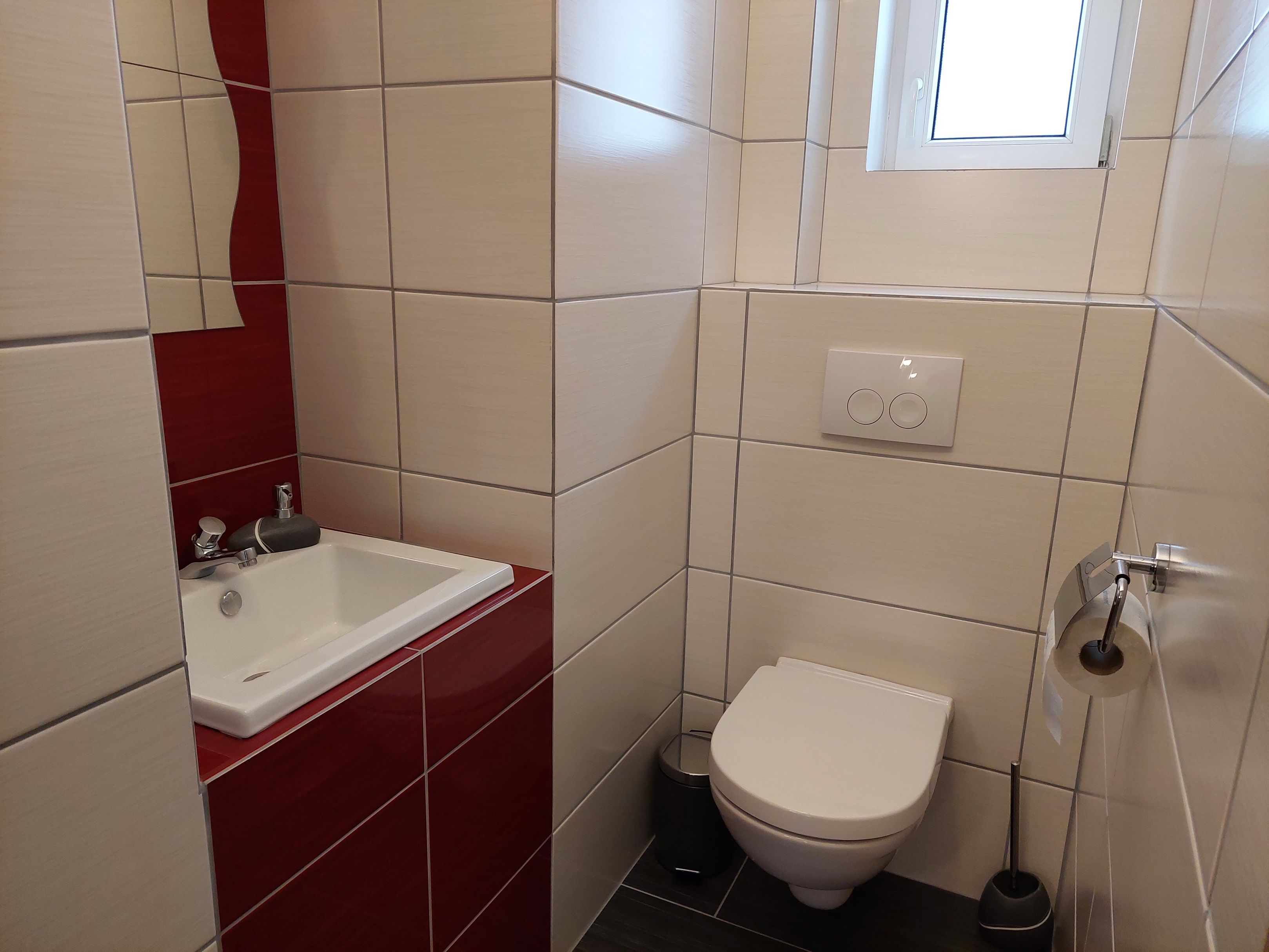 WC Ferienwohnung Panoramablick