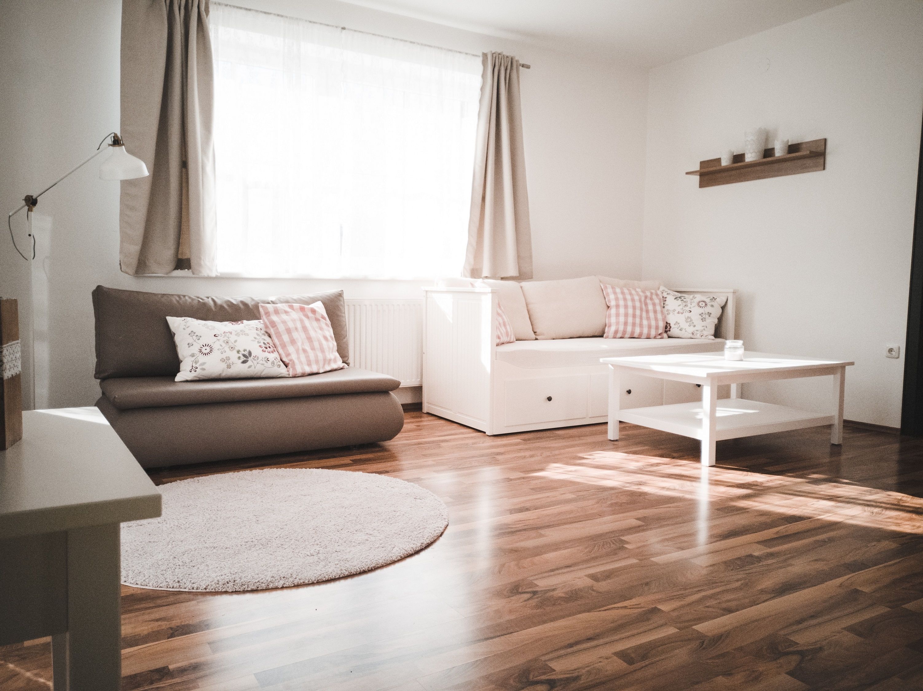 Wohnzimmer des Ferienhauses Weitental