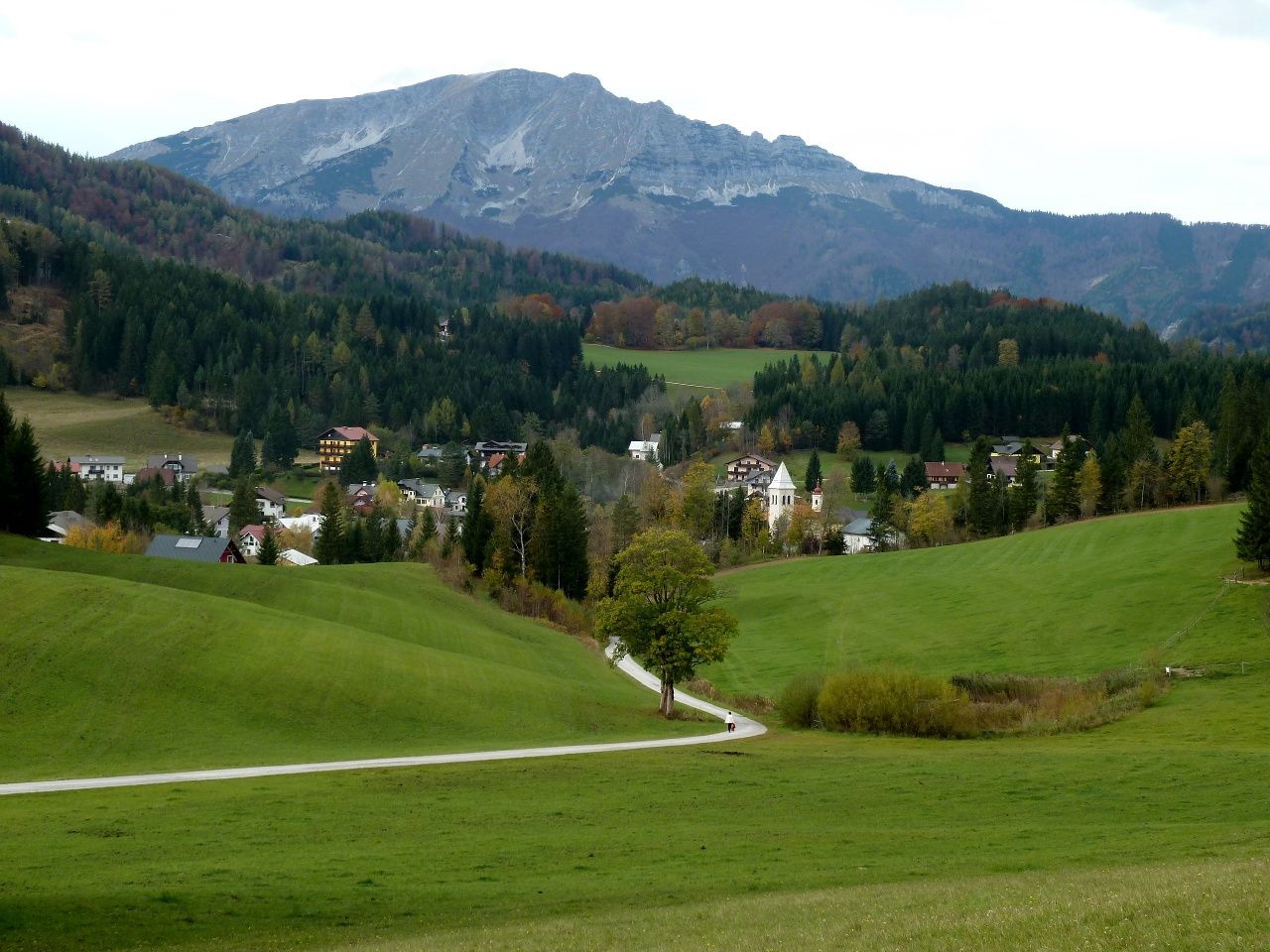 Traumhafte Aussicht auf Mitterbach