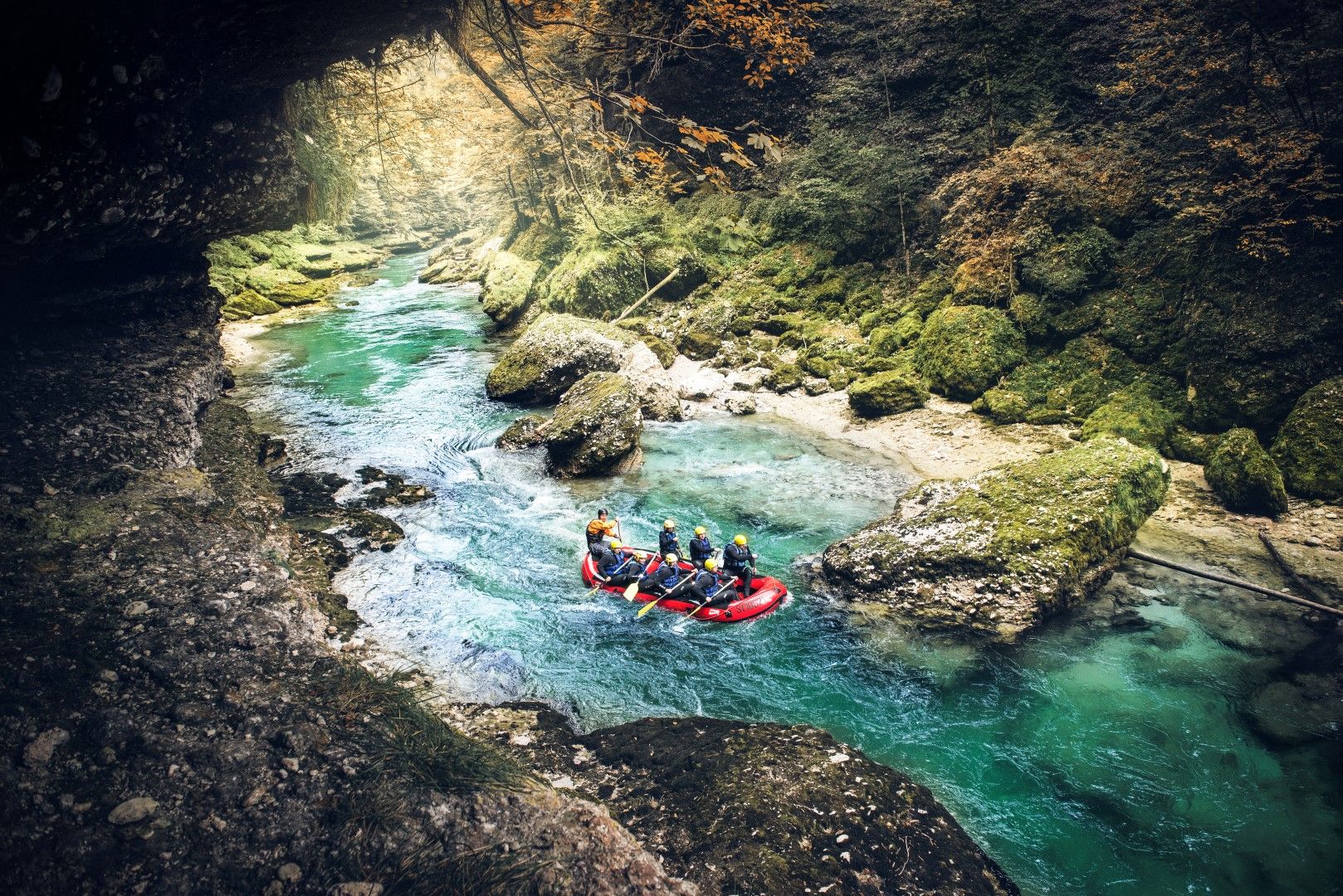 Rafting durch die Schlucht
