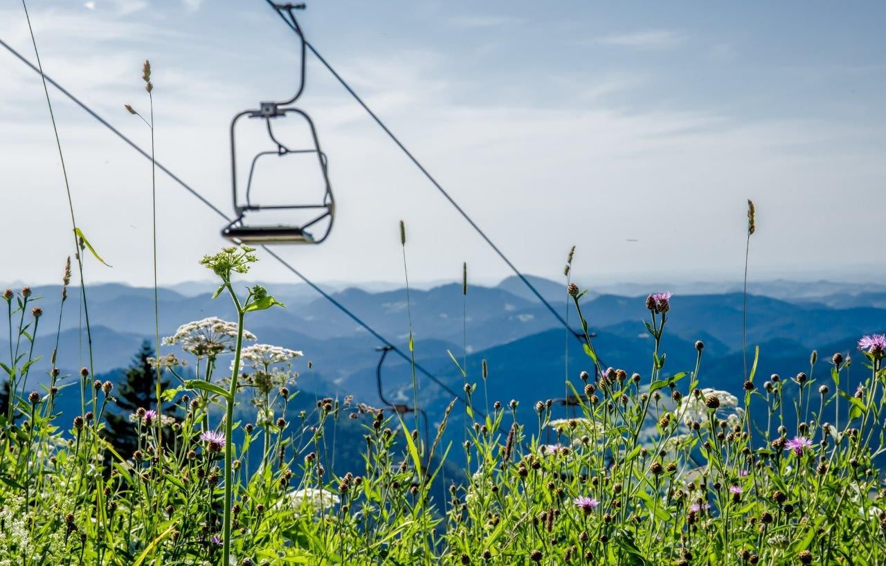 Mit der Bergbahn berg- und talwärts fahren