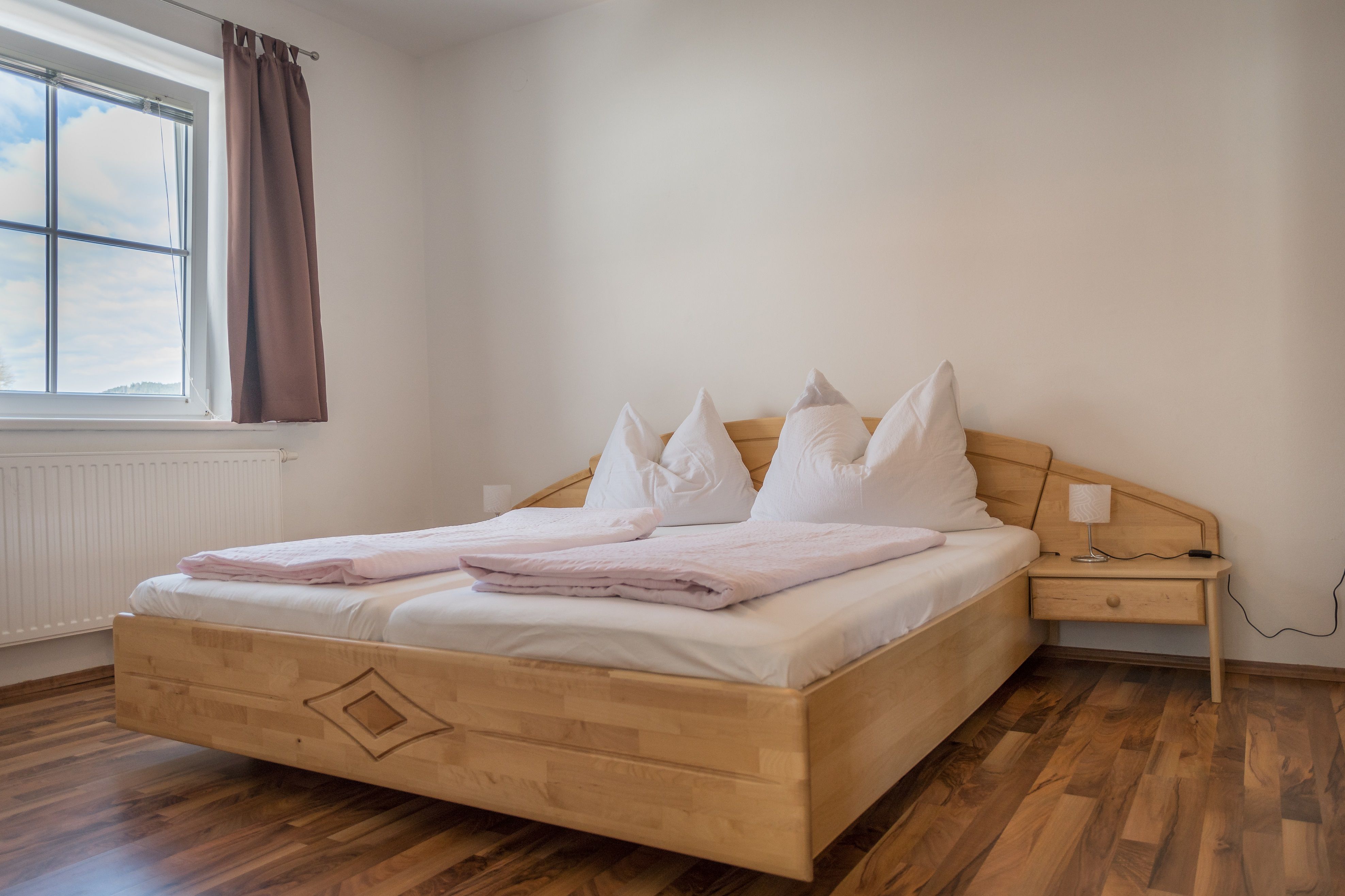 Schlafzimmer 1 im Ferienhaus Weitental