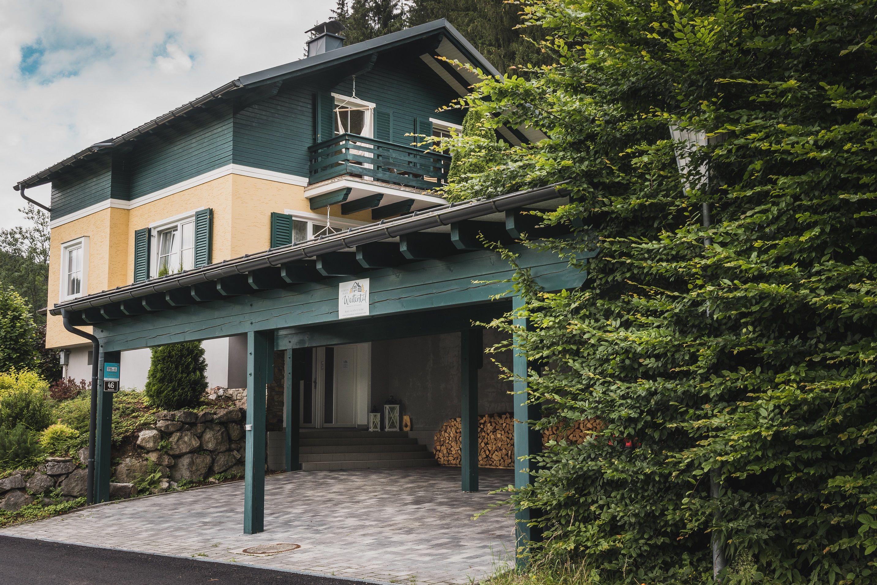 Ferienhaus Weitental im Sommer