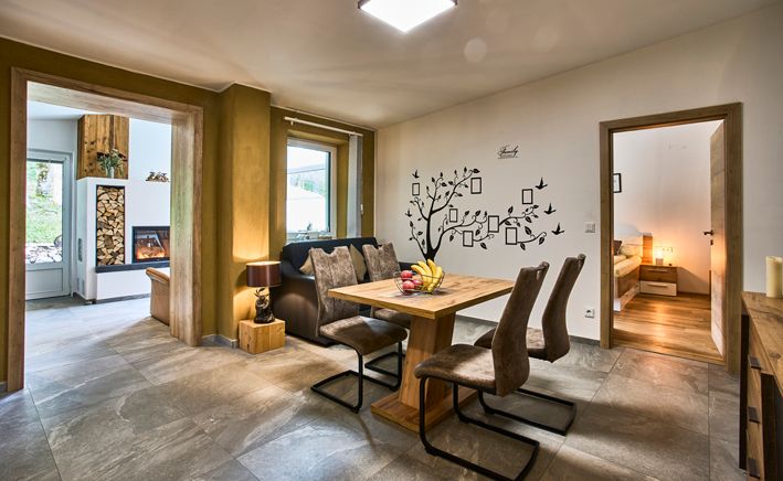 Ferienwohnung Kaminfeuer