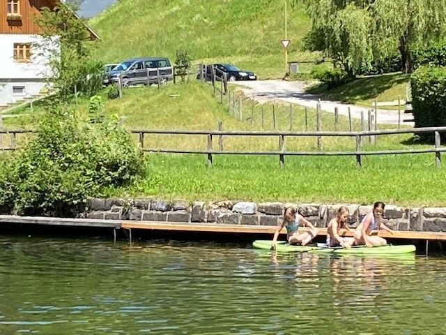 Stand Up Paddeling am Seebach